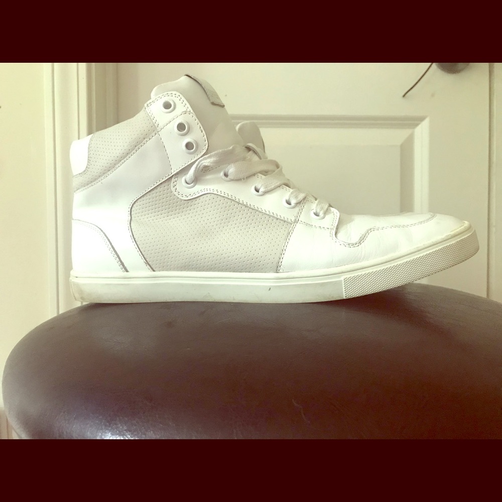 Express White High Top Sneakers